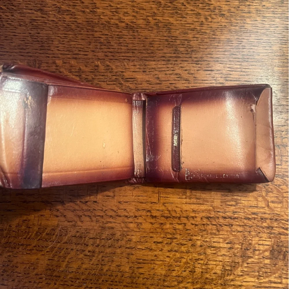Set of 2 Vintage Tony Lama Genuine Leather Wallets